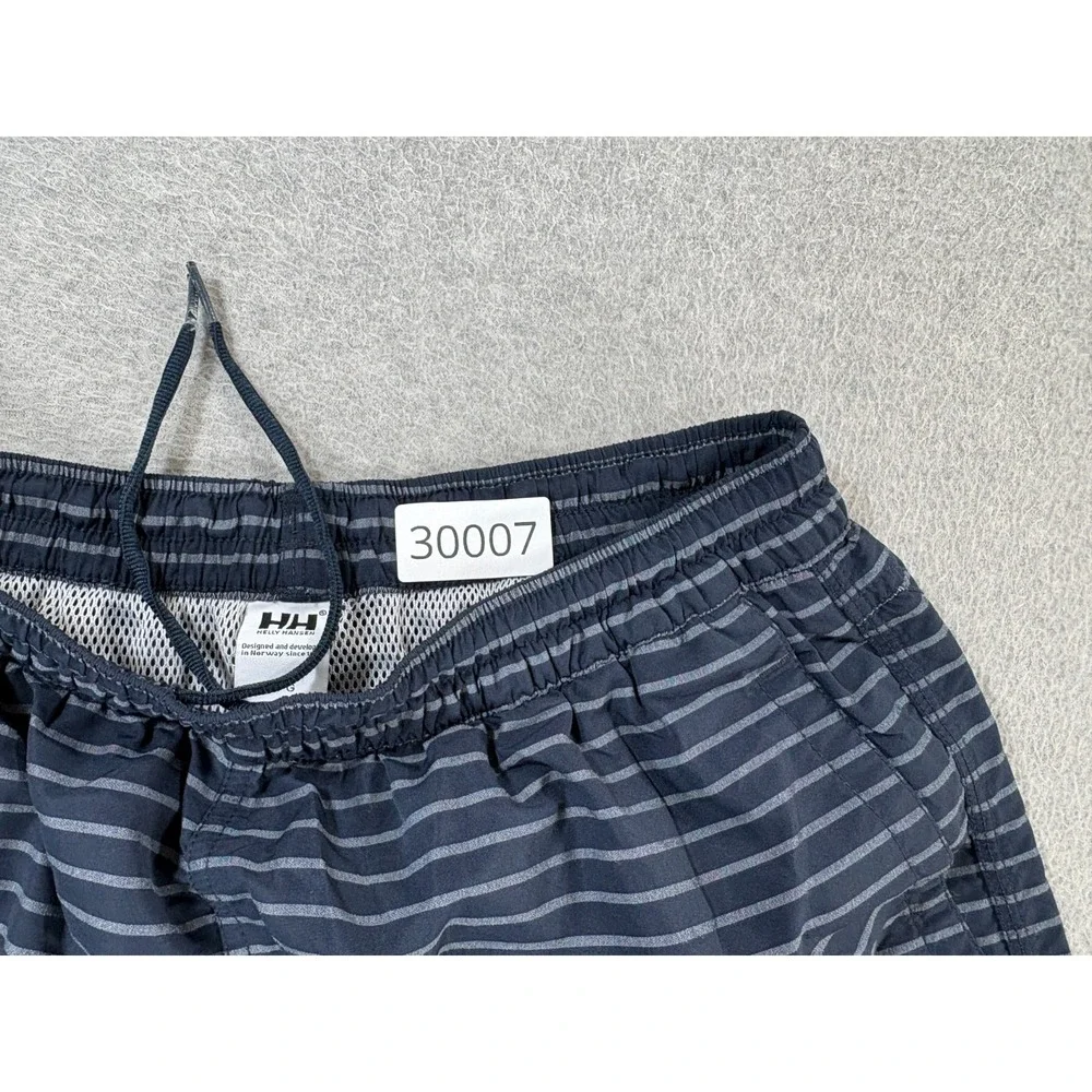 Helly Hansen Mesh Lined Striped Water Shorts (Men's Large) Blue - 5
